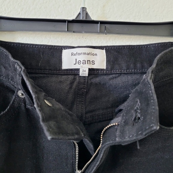 Unworn Reformation Daria Ultra High Rise Denim Maxi Skirt in Nidri - Picture 8 of 11